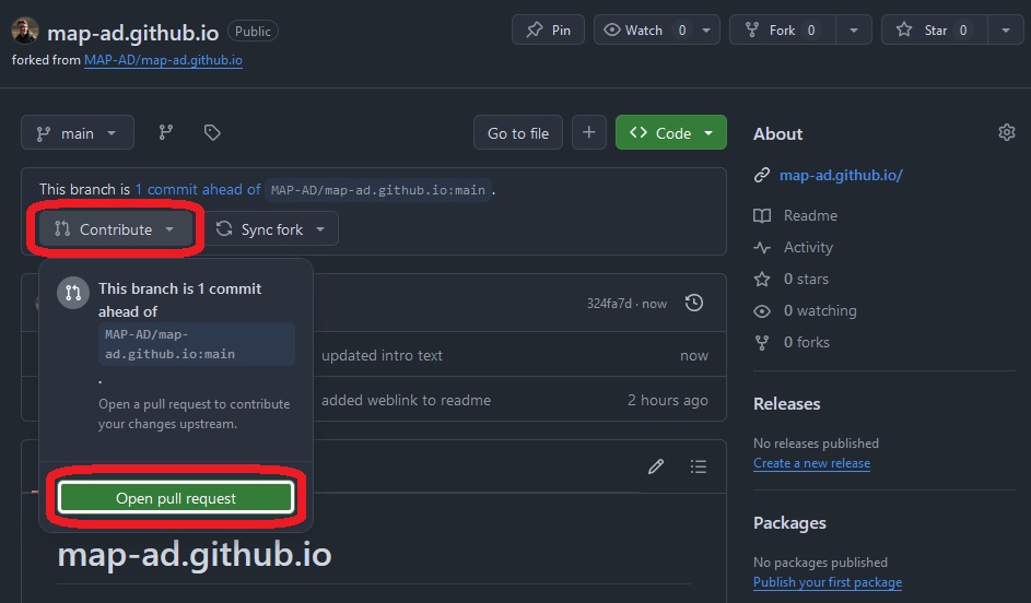 Pull request demo